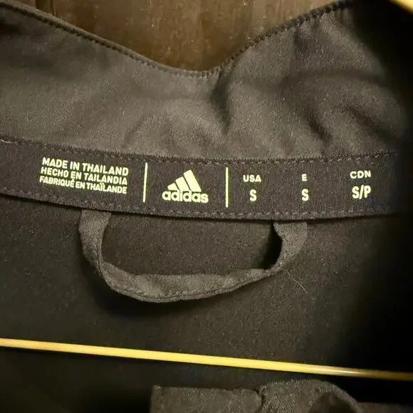 🎉HP! 🎉Adidas Climalite Black Long Sleeve Zip Mens Top (Size S) - Picture 5 of 8